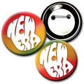 2" Diameter Button w/ Changing Colors Lenticular Effects - Yellow/Red/Green (Custom)